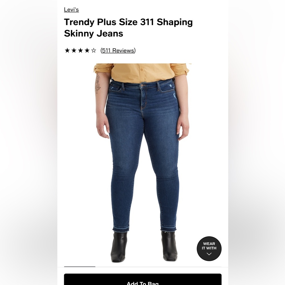 Women Levi’s size 18w
